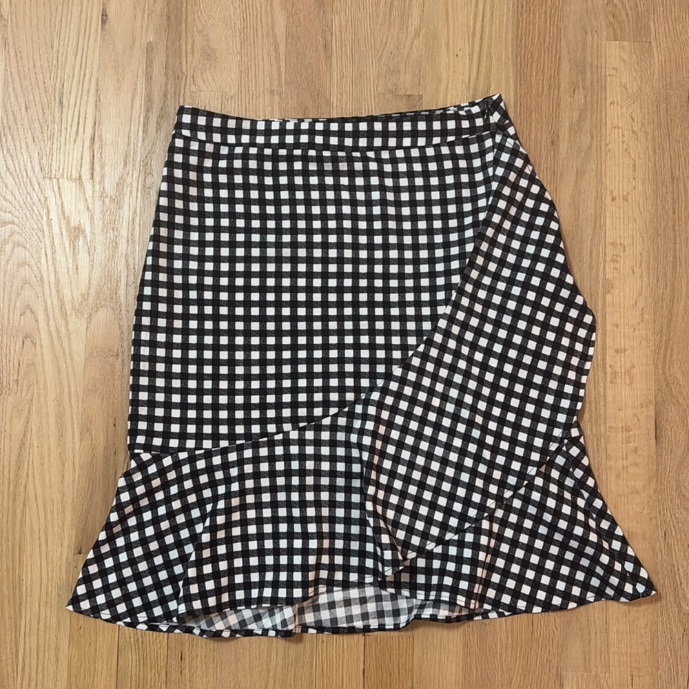 Banana Republic Checkered Midi Skirt - Picture 6 of 6